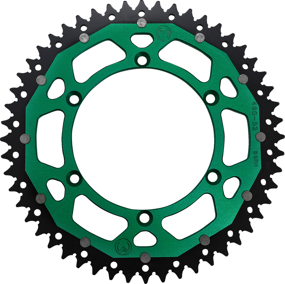 Dual Sprocket - Green - 52 Tooth - Lutzka's Garage