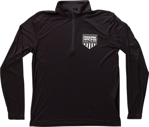 Quarter Zip Pullover - Black - Medium - Lutzka's Garage