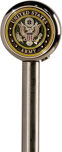 Army Crest Flag Topper - 9"