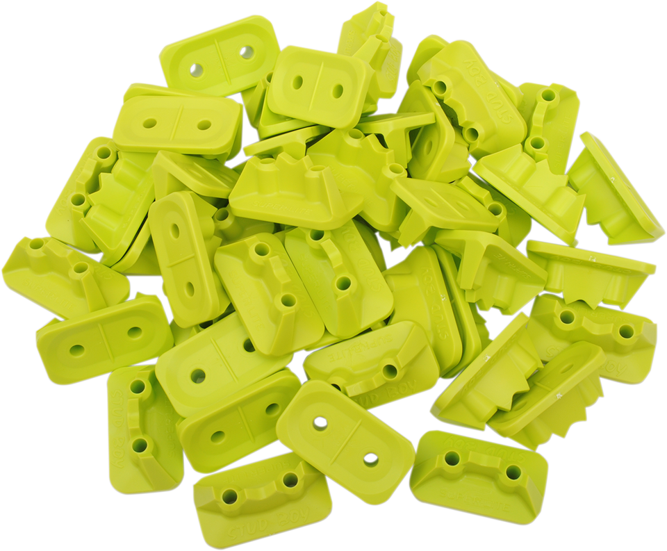 Double Backer Plates - Hi-viz Green - For 2-Ply - 48 Pack