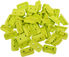 Double Backer Plates - Hi-viz Green - For 2-Ply - 48 Pack