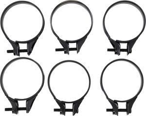 Carburetor Clamps - 41-44 mm - 6-Pack