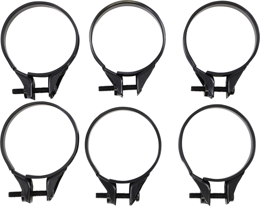 Carburetor Clamps - 41-44 mm - 6-Pack