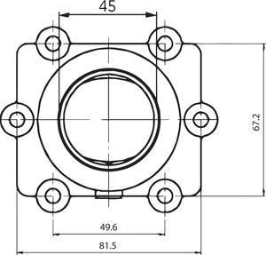 Carburetor Mounting Flange - Arctic Cat