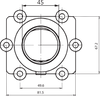 Carburetor Mounting Flange - Arctic Cat