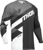 Sector Checker Jersey - Black/Gray - Small - Lutzka's Garage