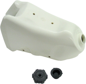 Large-Capacity Gas Tank - White - Honda - 3.2 Gallon - Lutzka's Garage