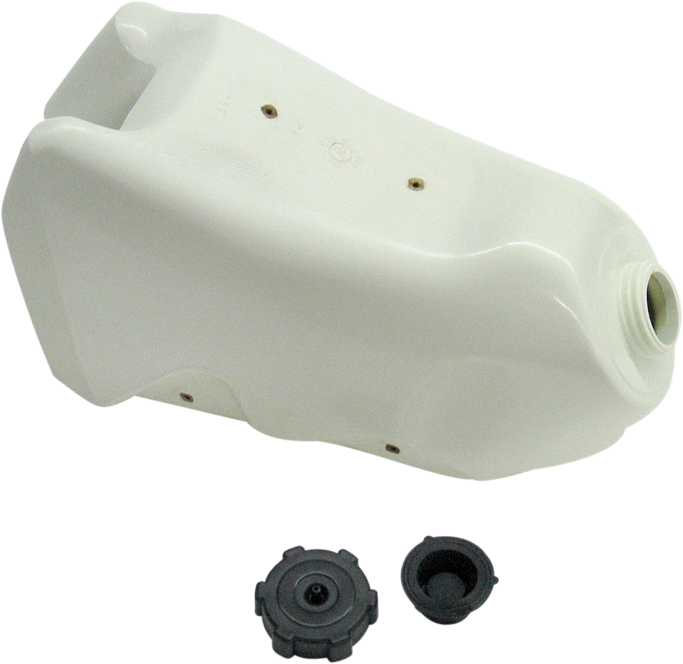 Large-Capacity Gas Tank - White - Honda - 3.2 Gallon - Lutzka's Garage