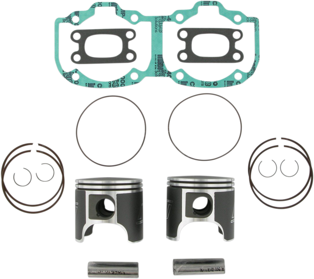 Piston Kit with Gaskets - 76.50 mm - 505F Engine Type - Ski-Doo