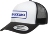 Suzuki Throwback Hat - Black/White - Lutzka's Garage