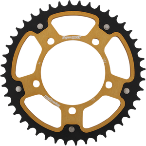 Stealth Rear Sprocket - 44 Tooth - Gold - Aprilia - Lutzka's Garage