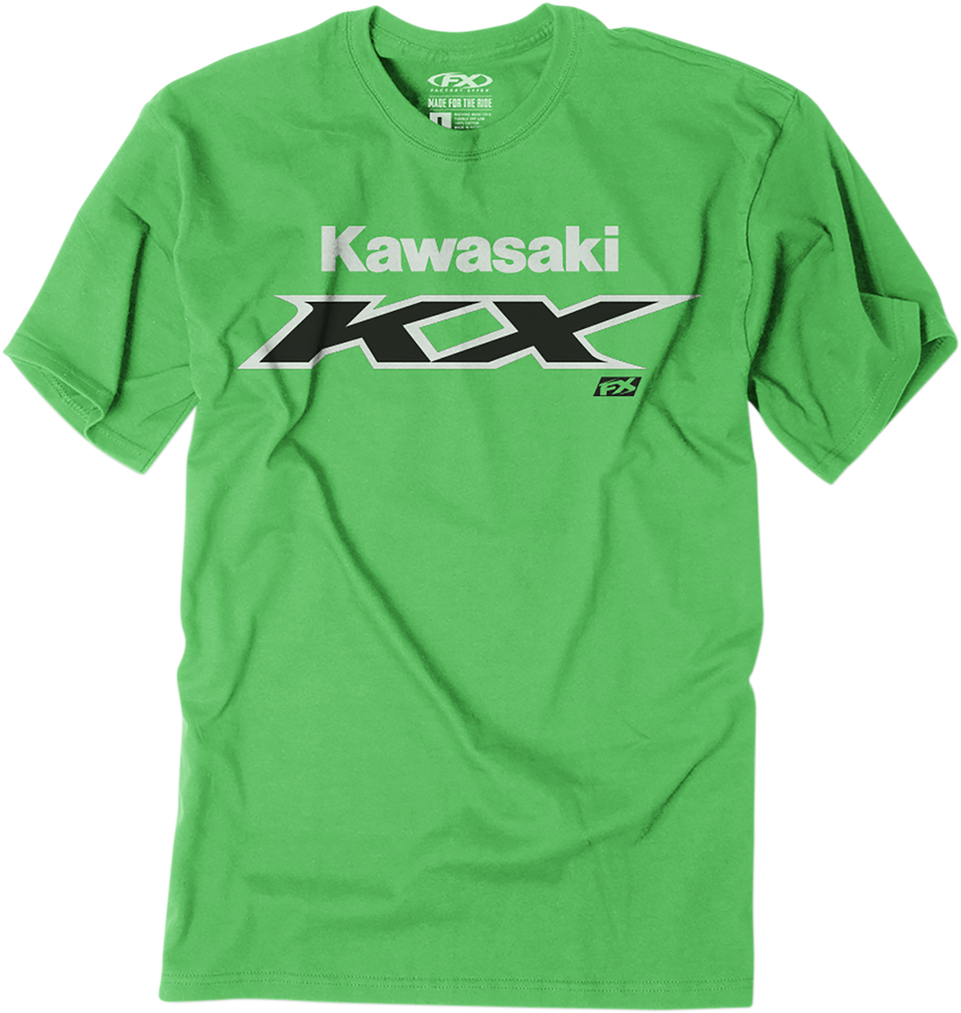 Youth Kawasaki KX T-Shirt - Green - Small - Lutzka's Garage