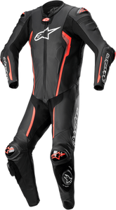 Missile v2 1-Piece Suit - Black/Red Fluorescent - US 36 / EU 46 - Lutzka's Garage