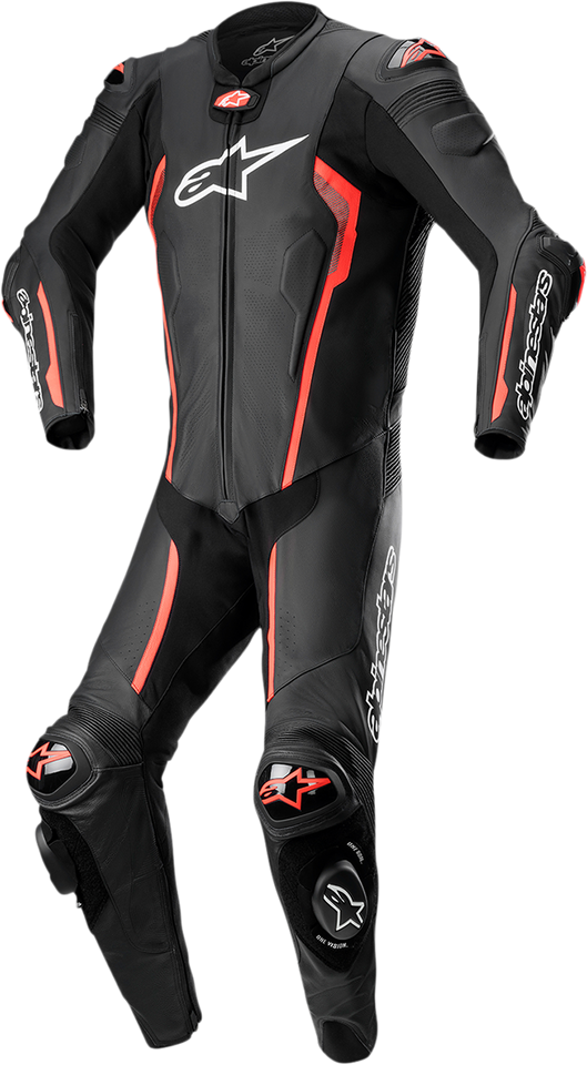 Missile v2 1-Piece Suit - Black/Red Fluorescent - US 36 / EU 46 - Lutzka's Garage