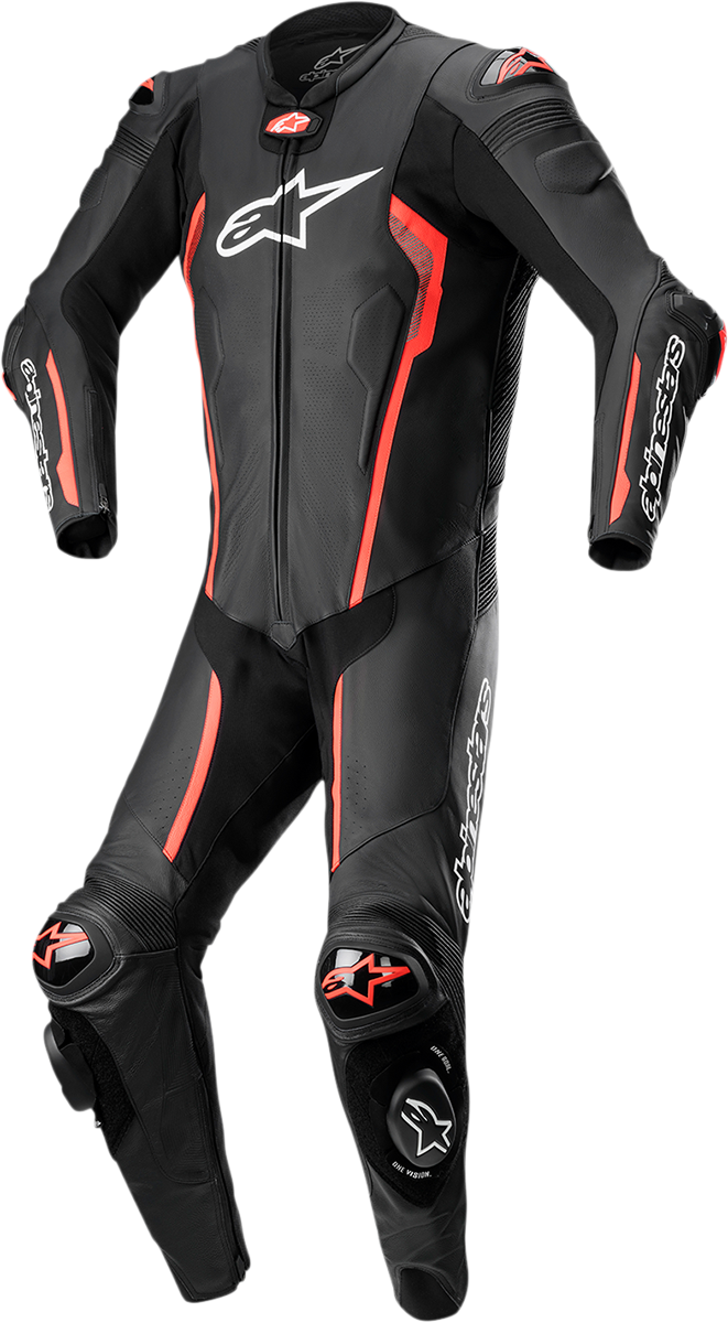 Missile v2 1-Piece Suit - Black/Red Fluorescent - US 36 / EU 46 - Lutzka's Garage