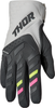 Womens Spectrum Gloves - Light Gray/Charcoal - Small - Lutzka's Garage