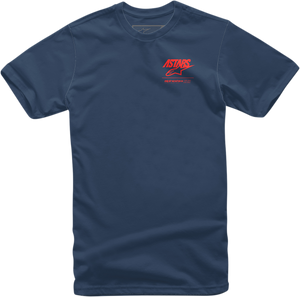 Back Mix T-Shirt - Navy - Medium - Lutzka's Garage