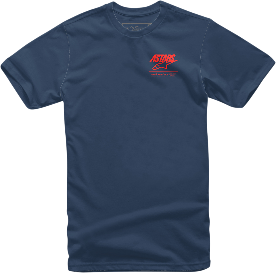 Back Mix T-Shirt - Navy - Medium - Lutzka's Garage