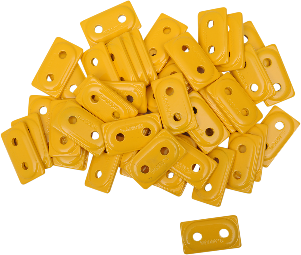 Support Plates - Yellow - 48 Pack - Lutzka's Garage