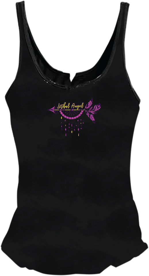 Womens Broken Arrow Tank Top - Black - Small - Lutzka's Garage