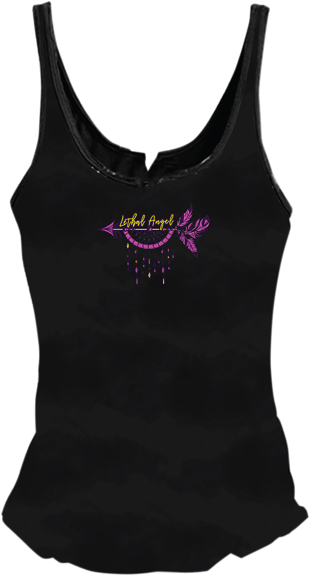 Womens Broken Arrow Tank Top - Black - Small - Lutzka's Garage