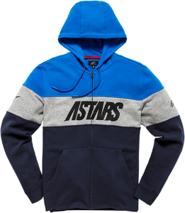 Grupo Zip Hoodie - Blue/Navy - Large - Lutzka's Garage