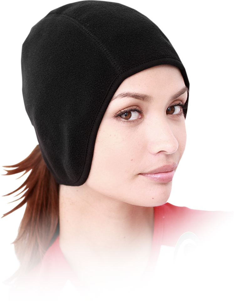 Fleece Ponytail Skullcap