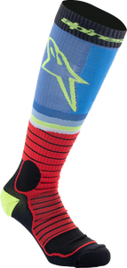 MX Pro Socks - Black/Red/Blue/Yellow - Medium - Lutzka's Garage