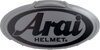 3D Arai Logo Duct - Modern Gray/Black