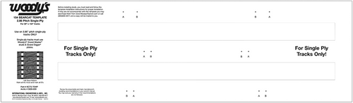 Studding Template - Track - 154