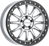 Wheel - Alpha - Front/Rear - Hyper Silver/with Black Ring - 17x7 - 4/156 - +40 mm