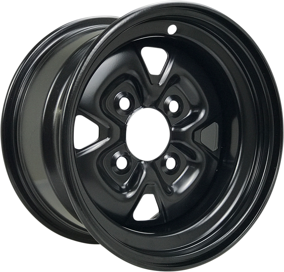 Steel Wheel - Black - 12x7 - 4/110 - 4+3 - Lutzka's Garage