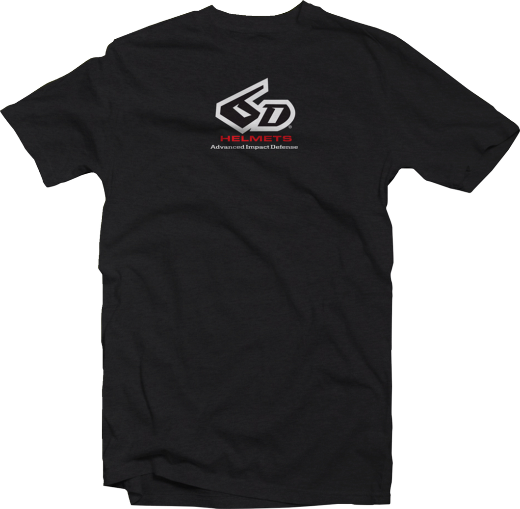 6D Classic Logo T-Shirt - Black - Small - Lutzka's Garage