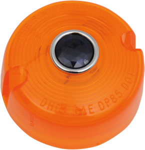 Turn Signal Lens - 86-99 FX/XL - Amber with Blue Dot