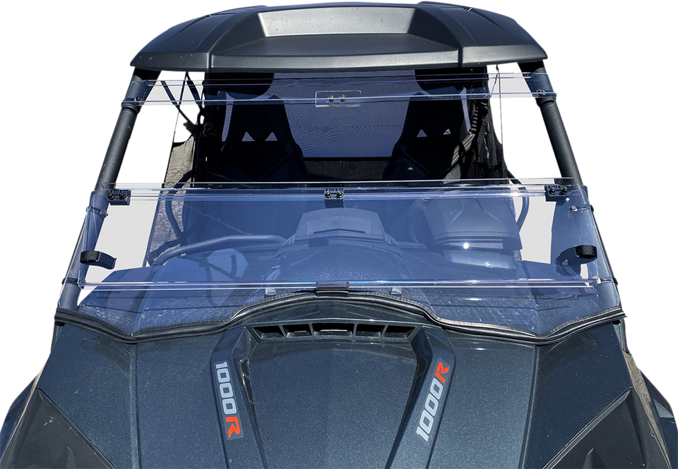 Full Folding Windshield - Deluxe - Commander