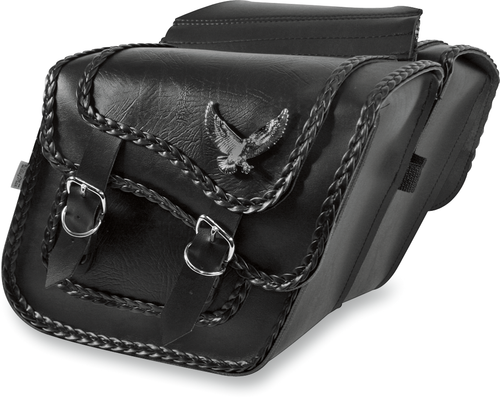 Black Magic Saddlebag - Black - Slant - Standard - Lutzka's Garage