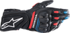 Honda SP-8 V3 Gloves - Black/Bright Red/Blue - Small - Lutzka's Garage