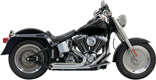 Pro Street Exhaust - Chrome - Turn Out - 86-17 Softail - Lutzka's Garage