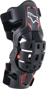 Youth Bionic 5S Knee Braces - Black/Red - Lutzka's Garage