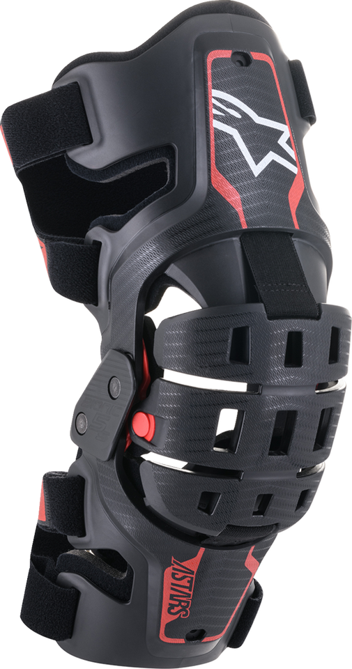 Youth Bionic 5S Knee Braces - Black/Red - Lutzka's Garage