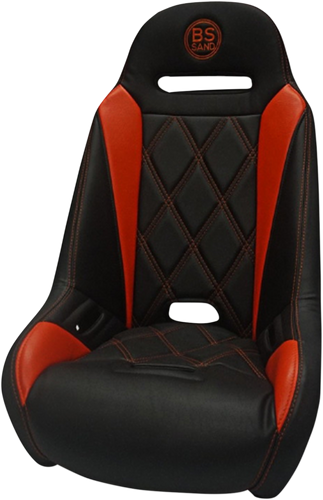 Extreme Seat - Big Diamond - Black/Deep Orange