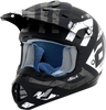 FX-17Y Helmet - Attack - Matte Black/Silver - Medium - Lutzka's Garage