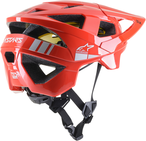 Vector Tech Helmet - Bright Red/Light Gray Glossy - MIPS® - Small - Lutzka's Garage