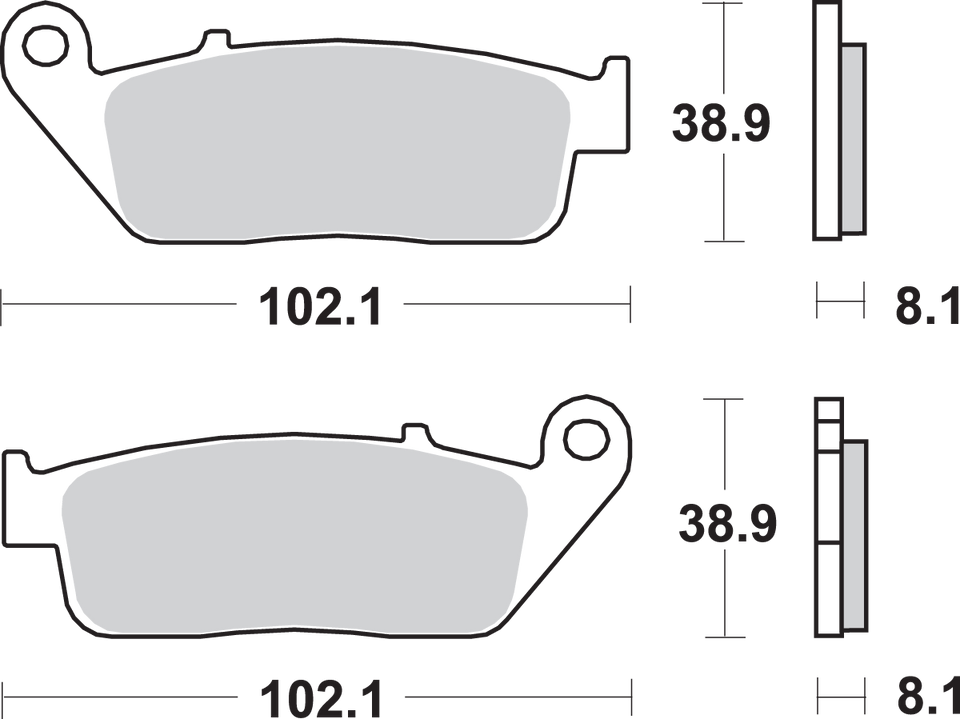 HS Brake Pads - 627HS