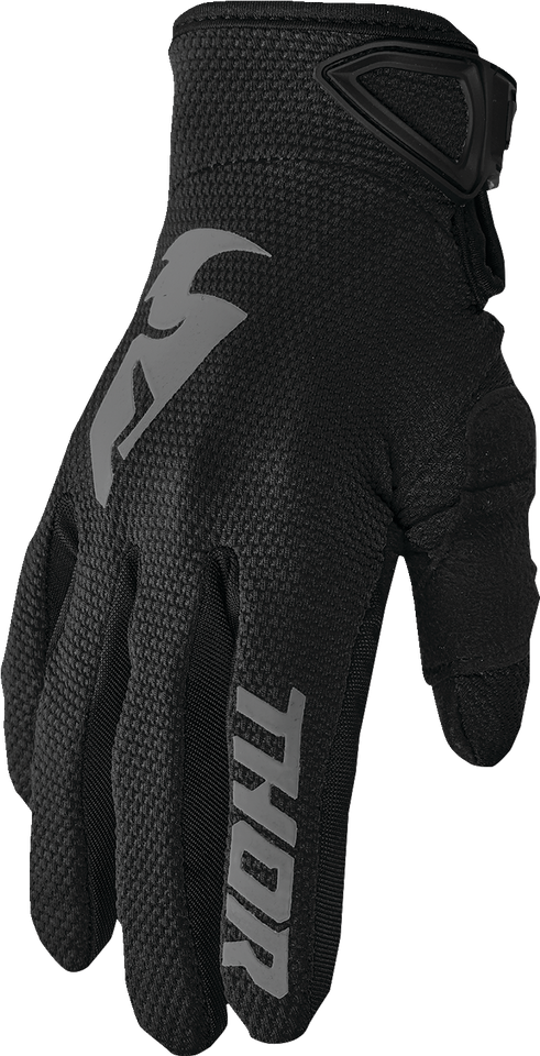 Youth Sector Gloves - Black/Gray - 2XS - Lutzka's Garage