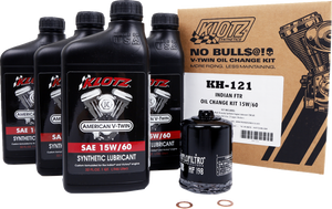 Oil Change Kit - Indian FTR - 15W-60