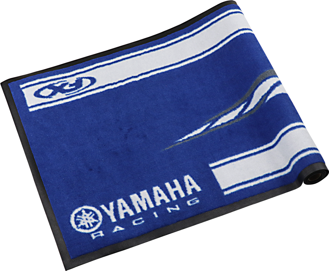 Door Mat - Blue - Yamaha - Lutzka's Garage