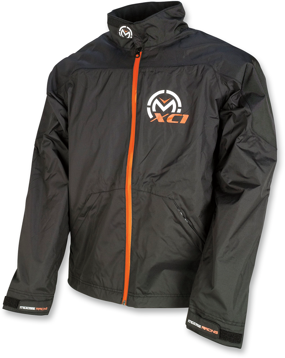 Youth XC1 Rain Jacket - Black - 12 - Lutzka's Garage