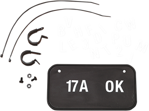 ATV License Kit - Black - Lutzka's Garage