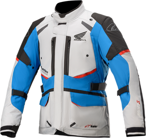 Honda Andes v3 Drystar® Jacket - Gray/Blue/Red - Small - Lutzka's Garage